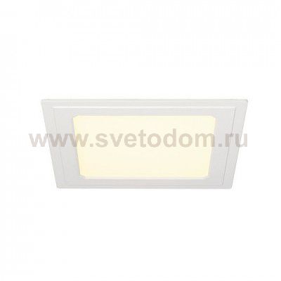 SLV 162773 SENSER Einbauleuchte, eckig, weiss, 10W, 3000K