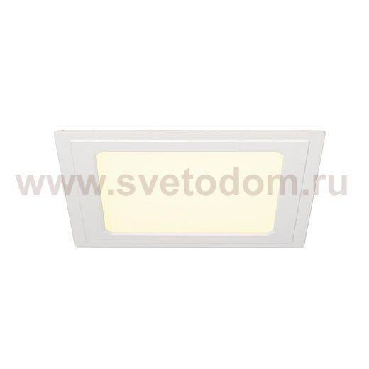 SLV 162773 SENSER Einbauleuchte, eckig, weiss, 10W, 3000K