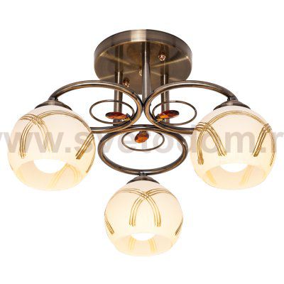 Потолочный светильник Экономсвет 1632A/3AB WT