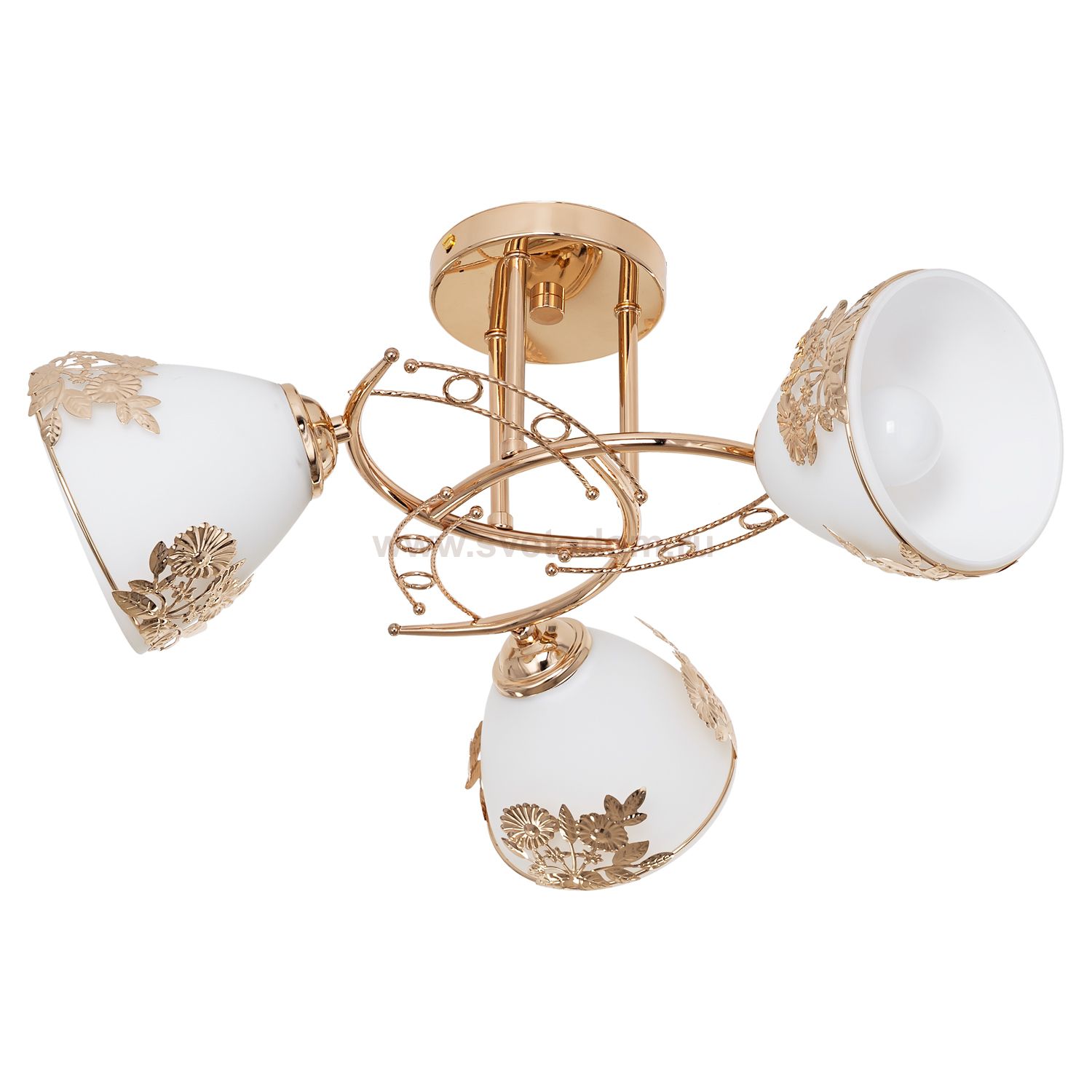 Светильник ЭкономСвет 163/3FGD WT+FGD