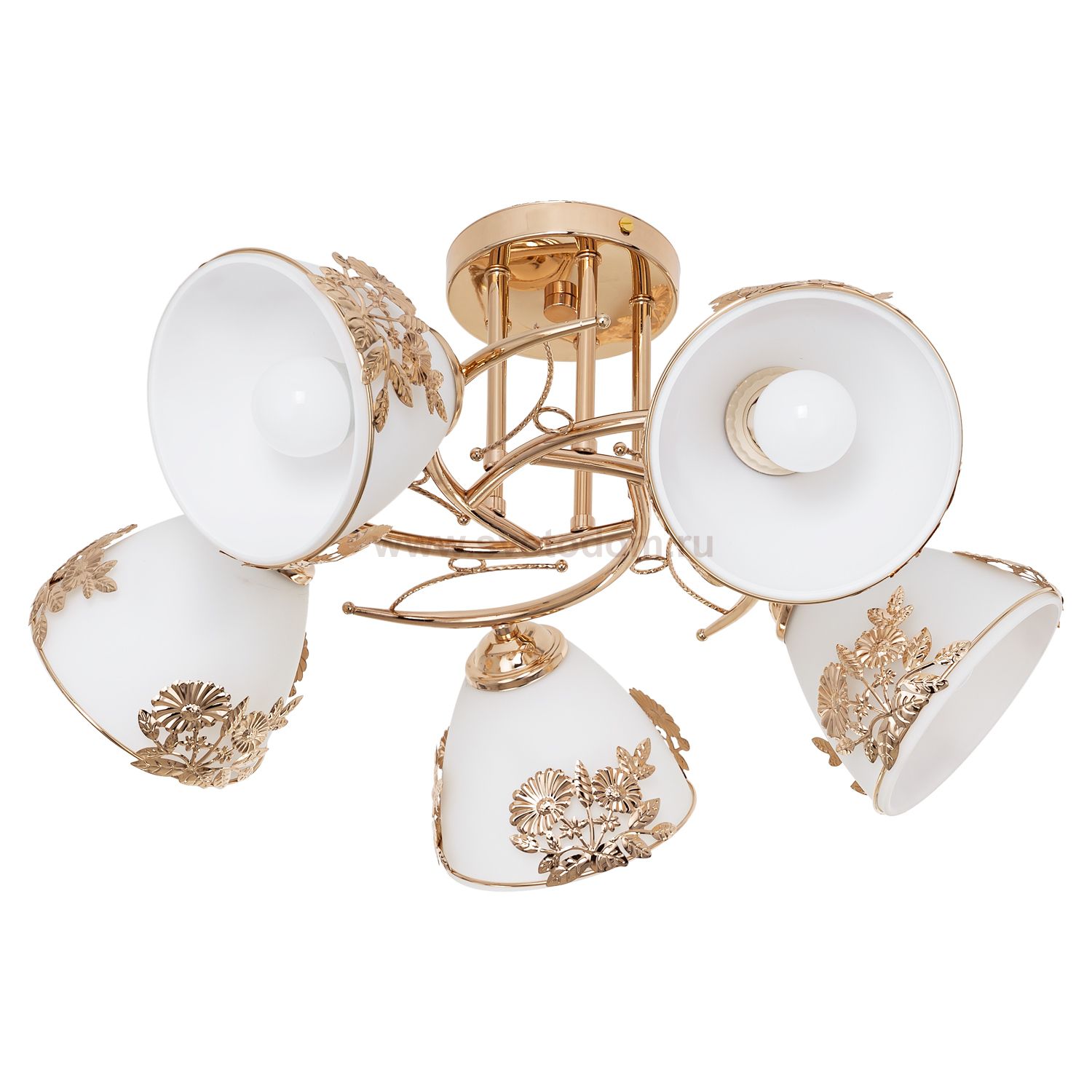 Потолочный светильник Экономсвет 163/5FGD WT+FGD