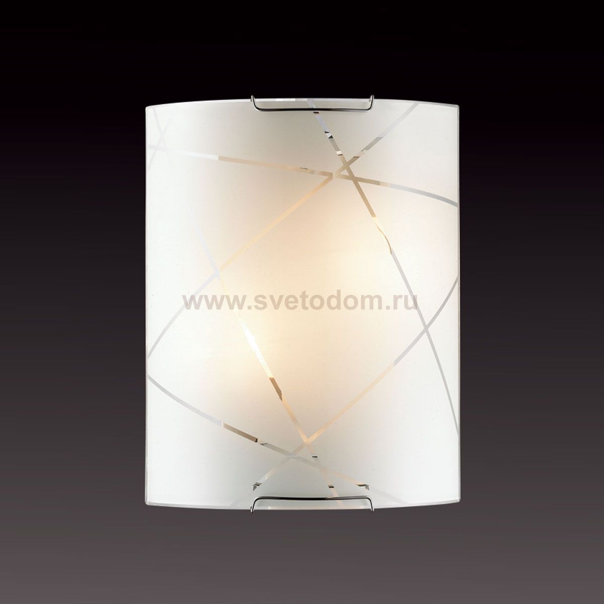 Светильник бра Сонекс 1644 хром/белый VASTO