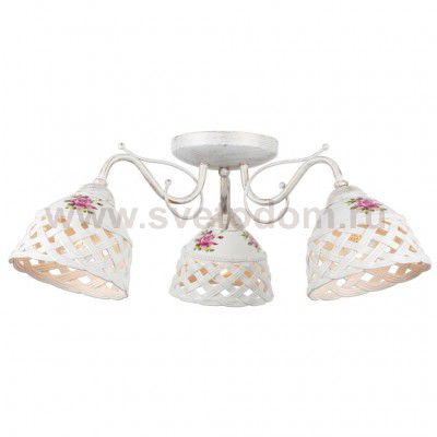 Потолочный светильник Escada Ariana 165/3PL E14*40W White/Gold