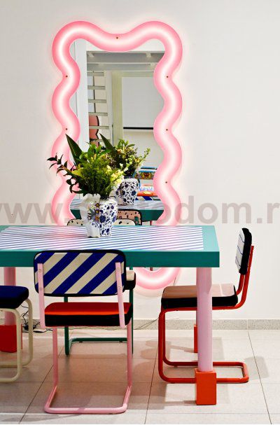 Стул Superchair Blue Grid
