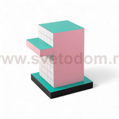 Приставной столик Supersidetable Red Grid