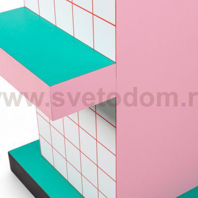 Приставной столик Supersidetable Red Grid