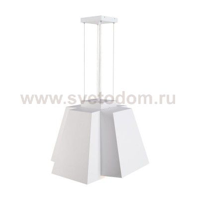 SLV 165451 SOBERBIA LED Pendelleuchte, eckig, weiss, 60 SMD LED, 26W, 2700K