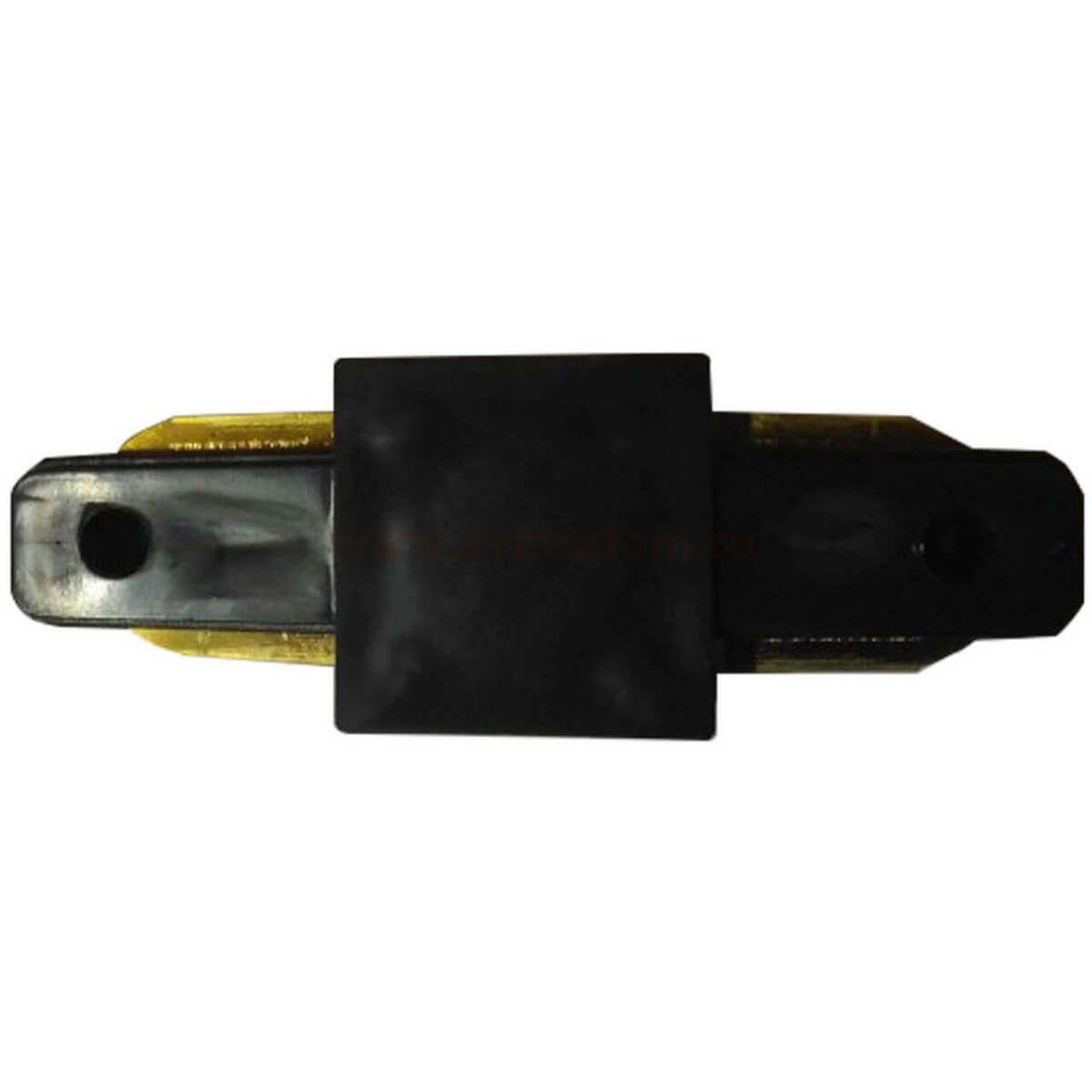 Соединительный элемент прямой черный Kink light 166,19