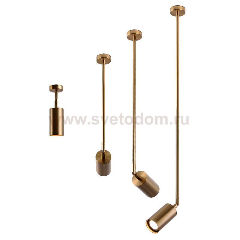 Точечный светильник на потолочной стойке LINO B ImperiumLoft 167260-26