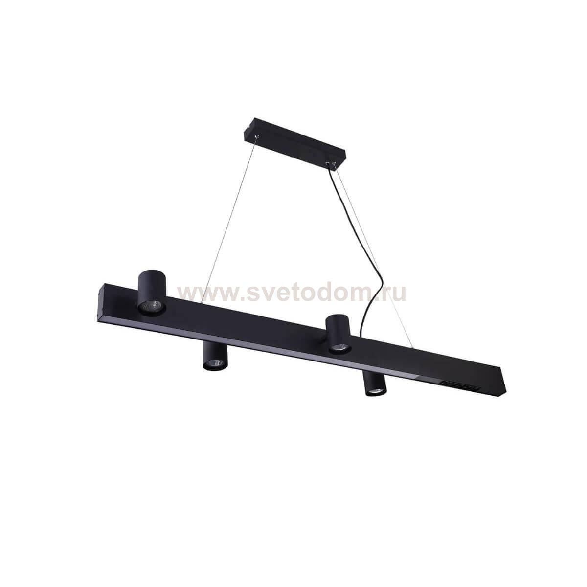 Реечный светильник с поворотными плафонами на широкой планке ATLEY ImperiumLoft 167297-26