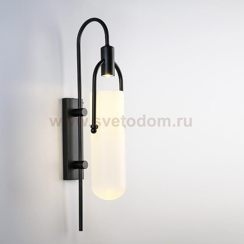 Бра с матовым стеклянным плафоном ODIL WALL ImperiumLoft 167348-26
