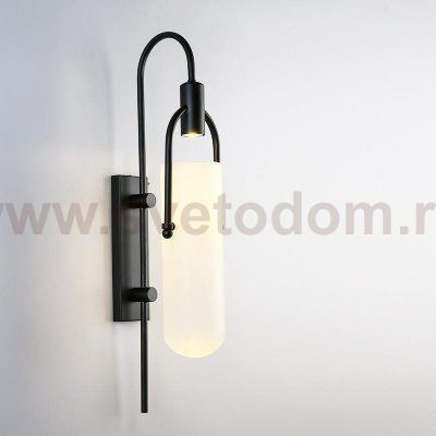 Бра с матовым стеклянным плафоном ODIL WALL ImperiumLoft 167348-26