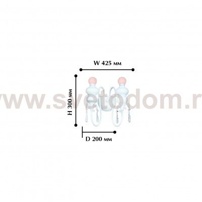 Светильник настенный бра Favourite 1674-2W Kenia