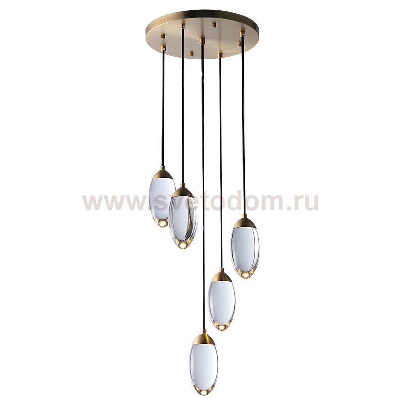 Комбинация из 5 подвесных светильников FIERA 5 ImperiumLoft 167427-26