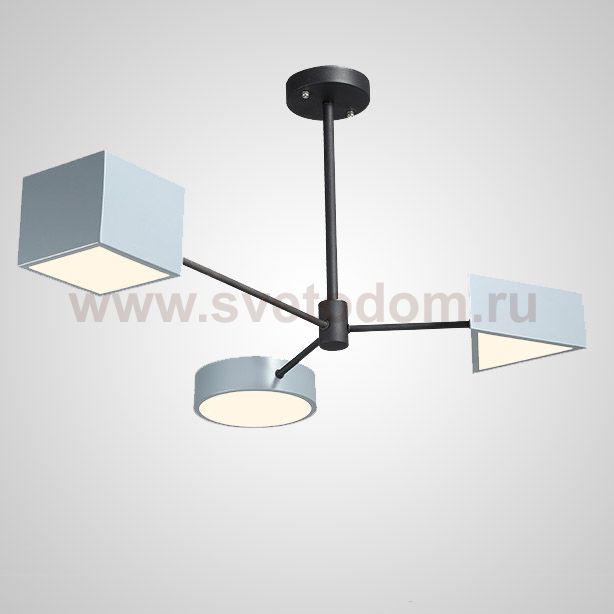 Светодиодная люстра DENIZA L3 Gray ImperiumLoft 167466-26