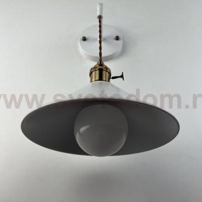 Бра с подвесным плафоном BRAID WALL White ImperiumLoft 167735-26