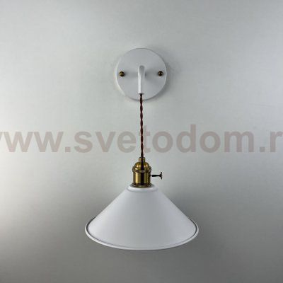 Бра с подвесным плафоном BRAID WALL White ImperiumLoft 167735-26