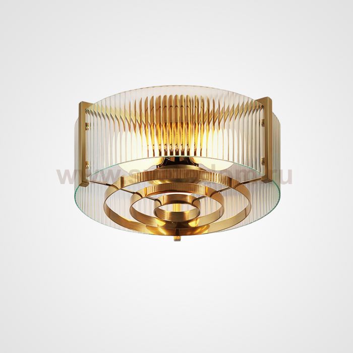 Потолочная люстра из рельефного стекла LUSSA D38 ImperiumLoft 167746-26