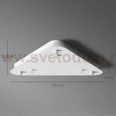 Потолочное крепление из металла треугольной формы CEILING MOUNT 10 ImperiumLoft 167826-26