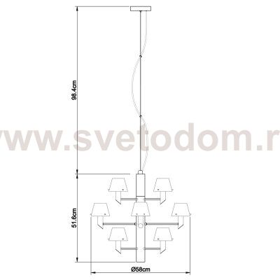 Люстра Divinare 1680/02 LM-12 ALBERO