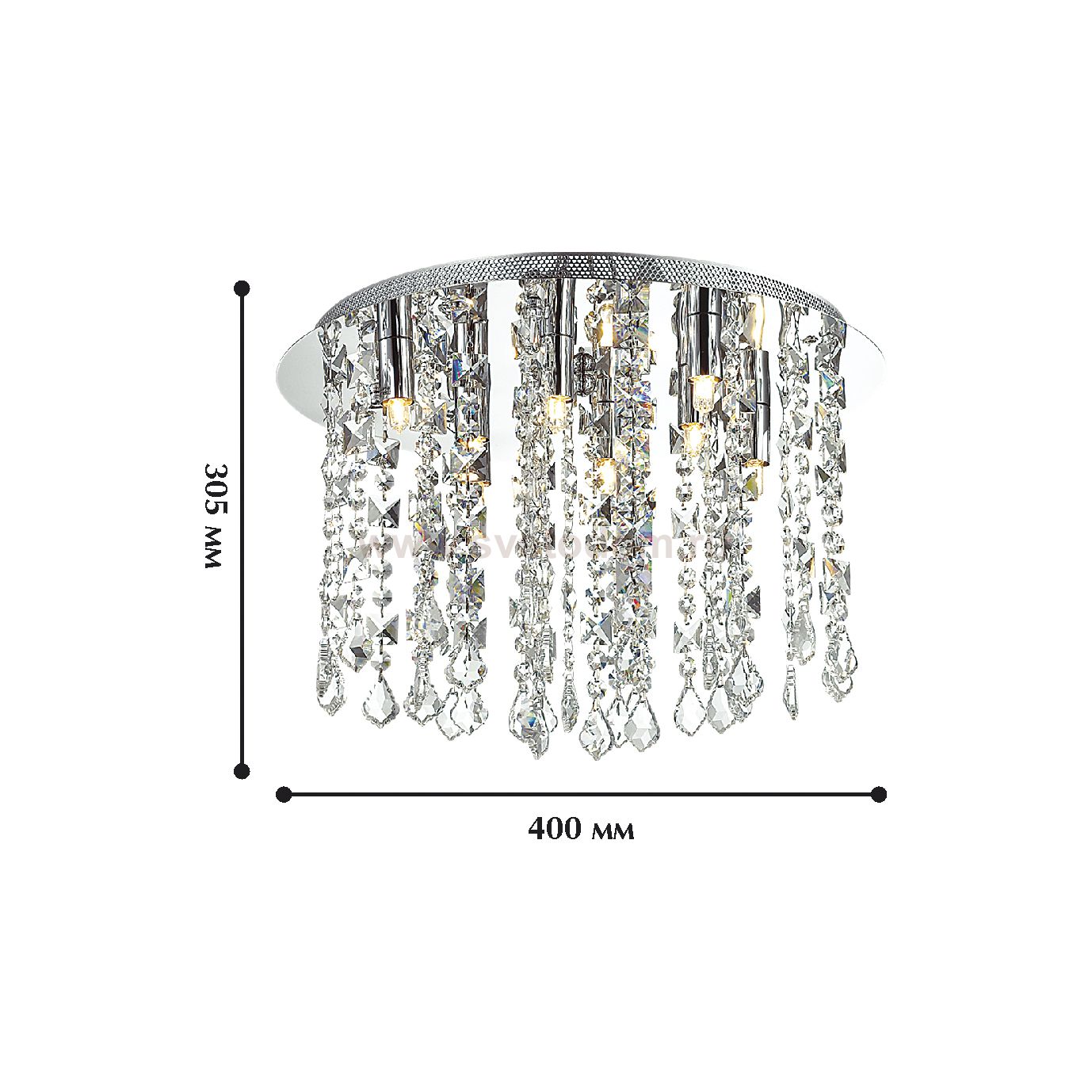 Люстра хрустальная потолочная Favourite 1684-8C