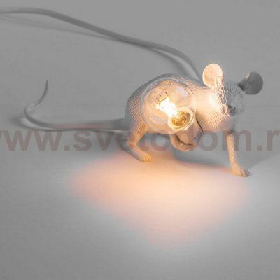 Настольная лампа Mouse Lying белый ImperiumLoft 168481-22