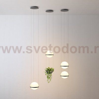 Подвесной светильник PALMA Wall lamp шар + вазон ImperiumLoft 168489-22
