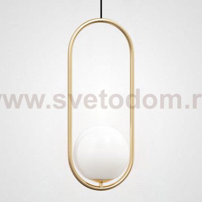 Подвесной светильник Matthew McCormick hoop 50 Gold MILA Pendant ImperiumLoft 168492-22