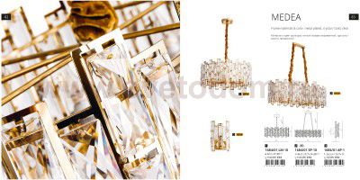 Светильник настенный Divinare 1684/01 AP-1 MEDEA