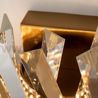 Светильник бра с одним плафоном Divinare 1685/01 AP-1 CORONA