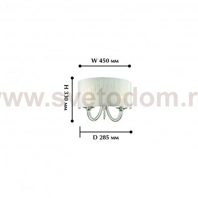 Настенный светильник Favourite 1698-2W Snow