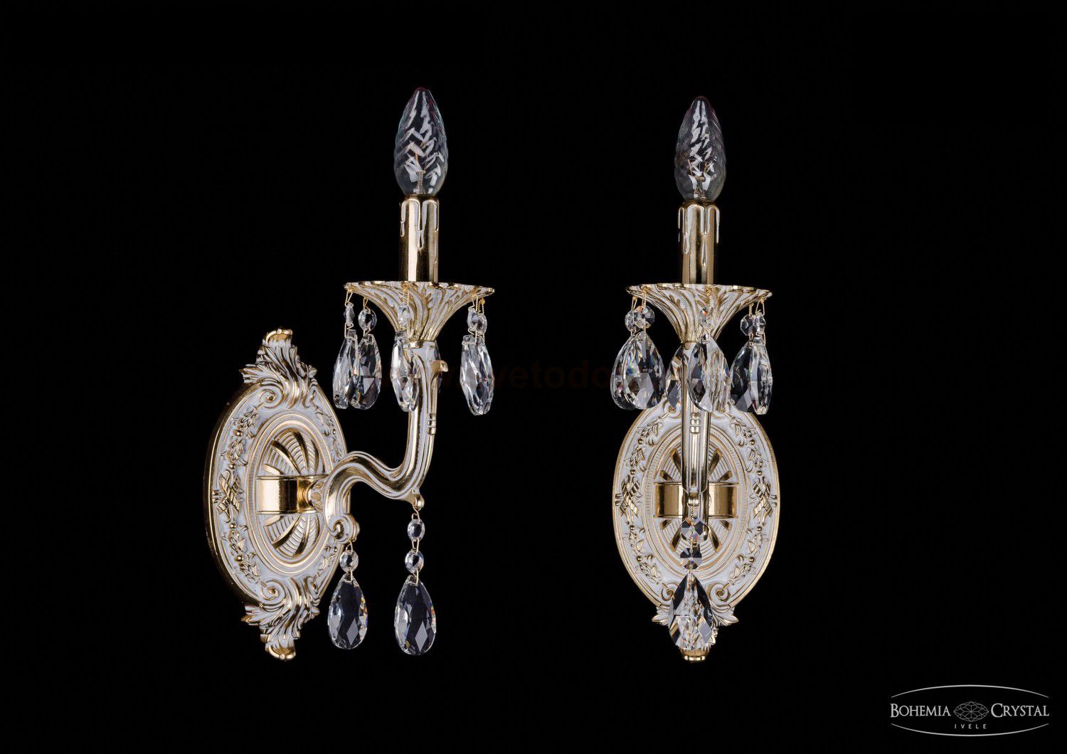 Светильник настенный бра Bohemia Ivele 1700/1/110/A/GW