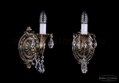Светильник настенный бра Bohemia Ivele 1702B/1/175A/GB