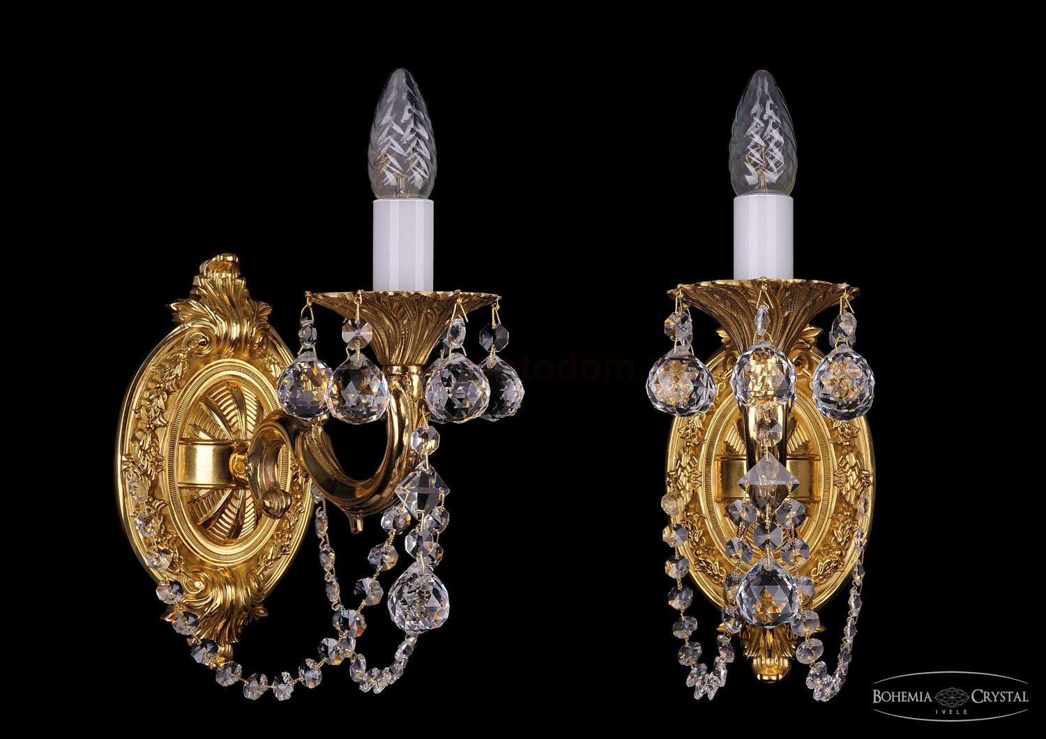 Светильник настенный бра Bohemia Ivele 1700/1/C/B/G