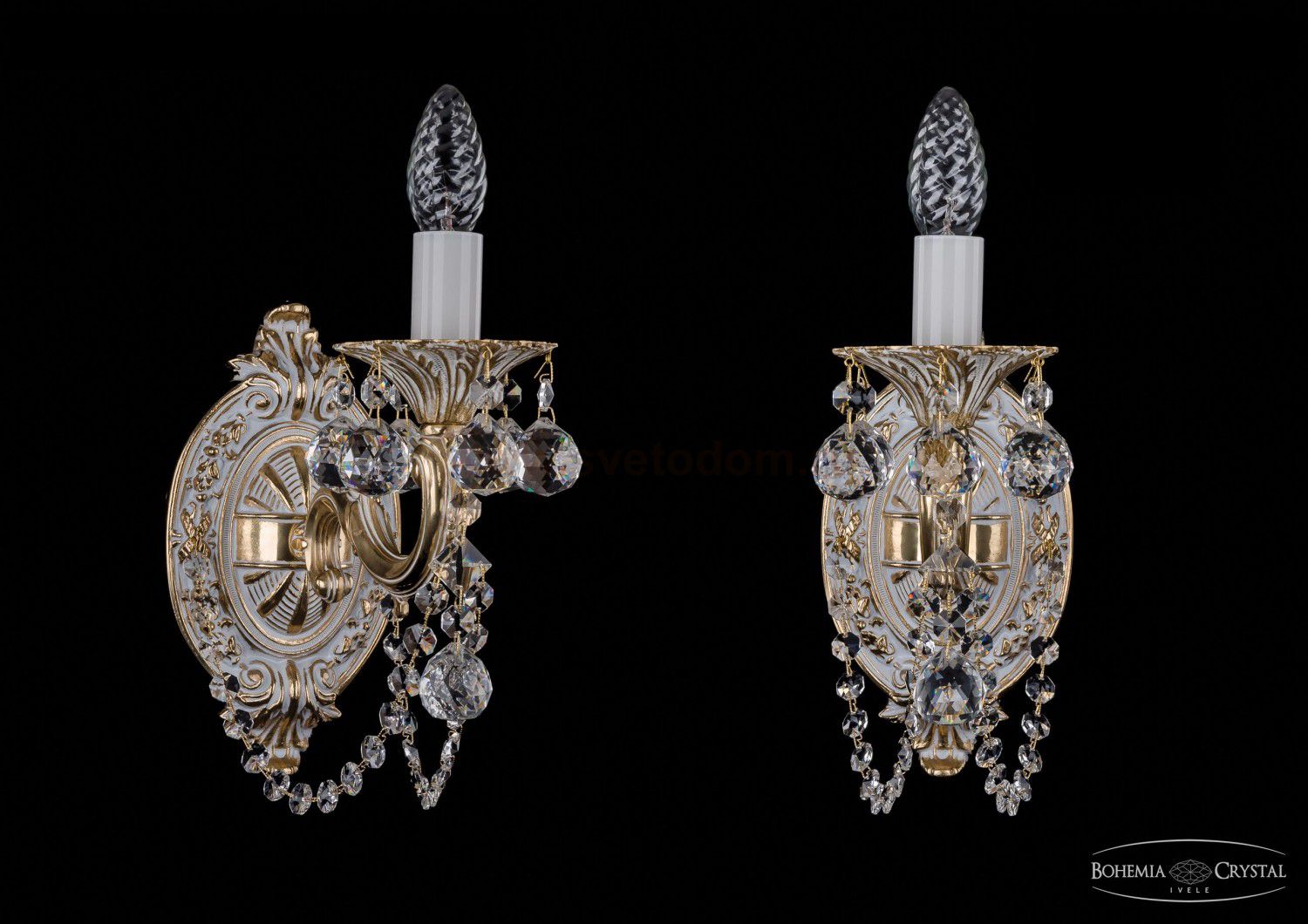 Светильник настенный бра Bohemia Ivele 1700/1/C/GW/Balls