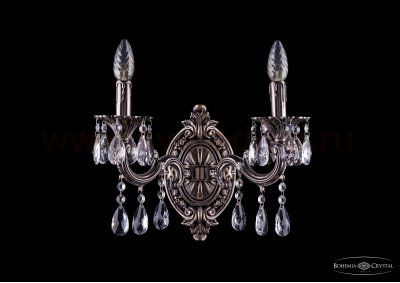 Светильник настенный бра Bohemia Ivele 1702B/2/175/A/NB