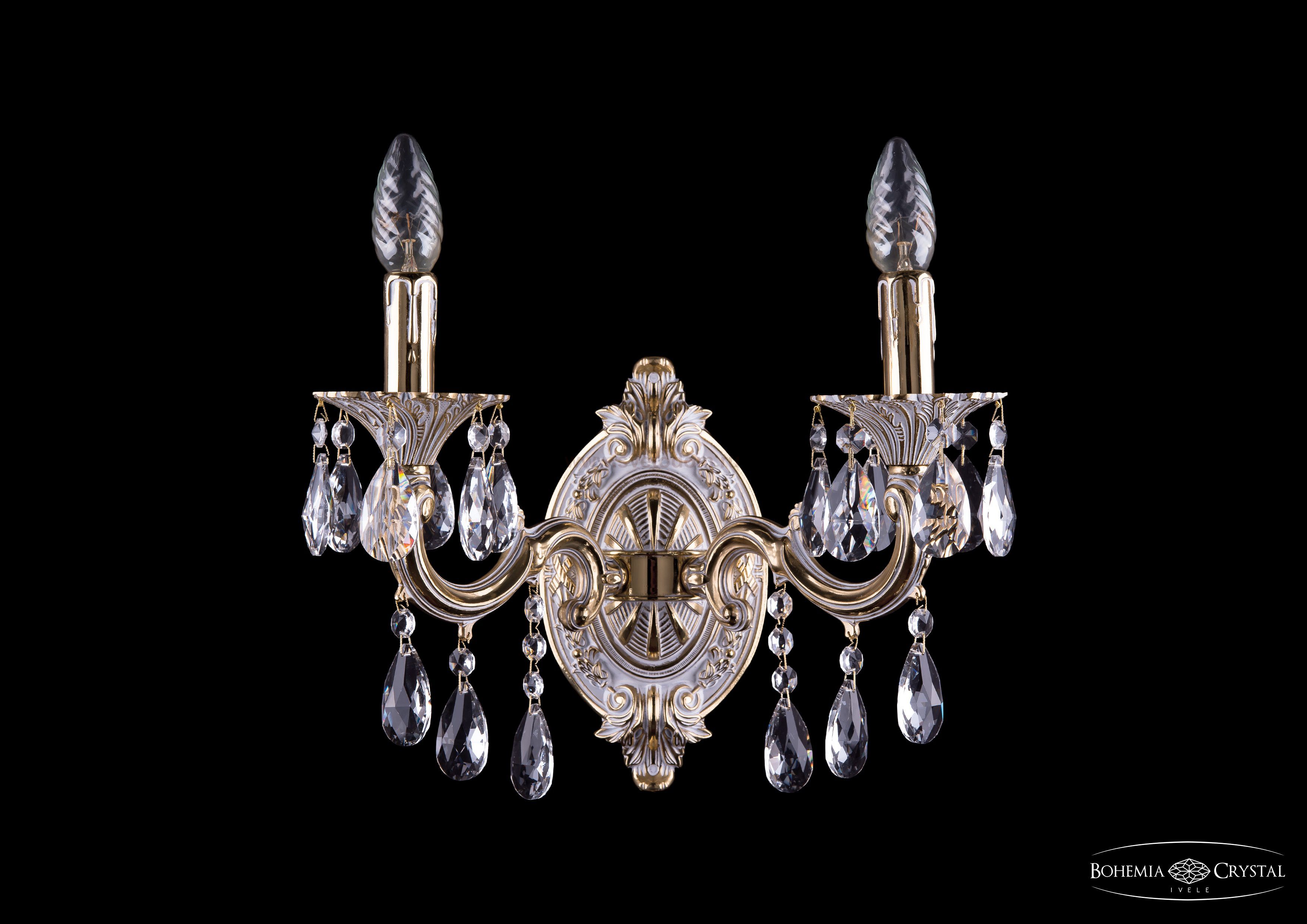 Светильник настенный бра Bohemia Ivele 1700/2/B/GW