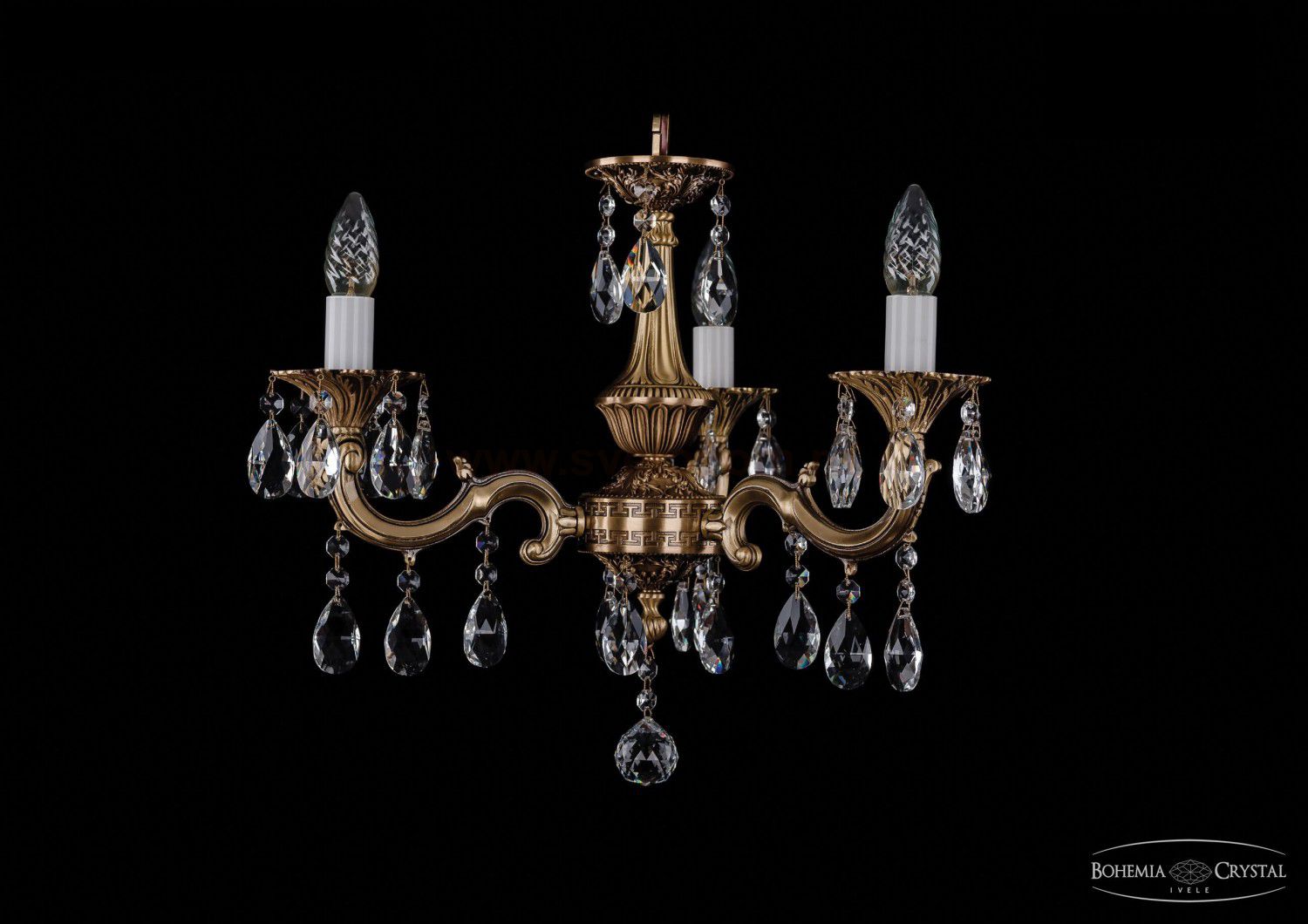 Люстра хрустальная Bohemia Ivele 1702/3/CK175IV/A/FP