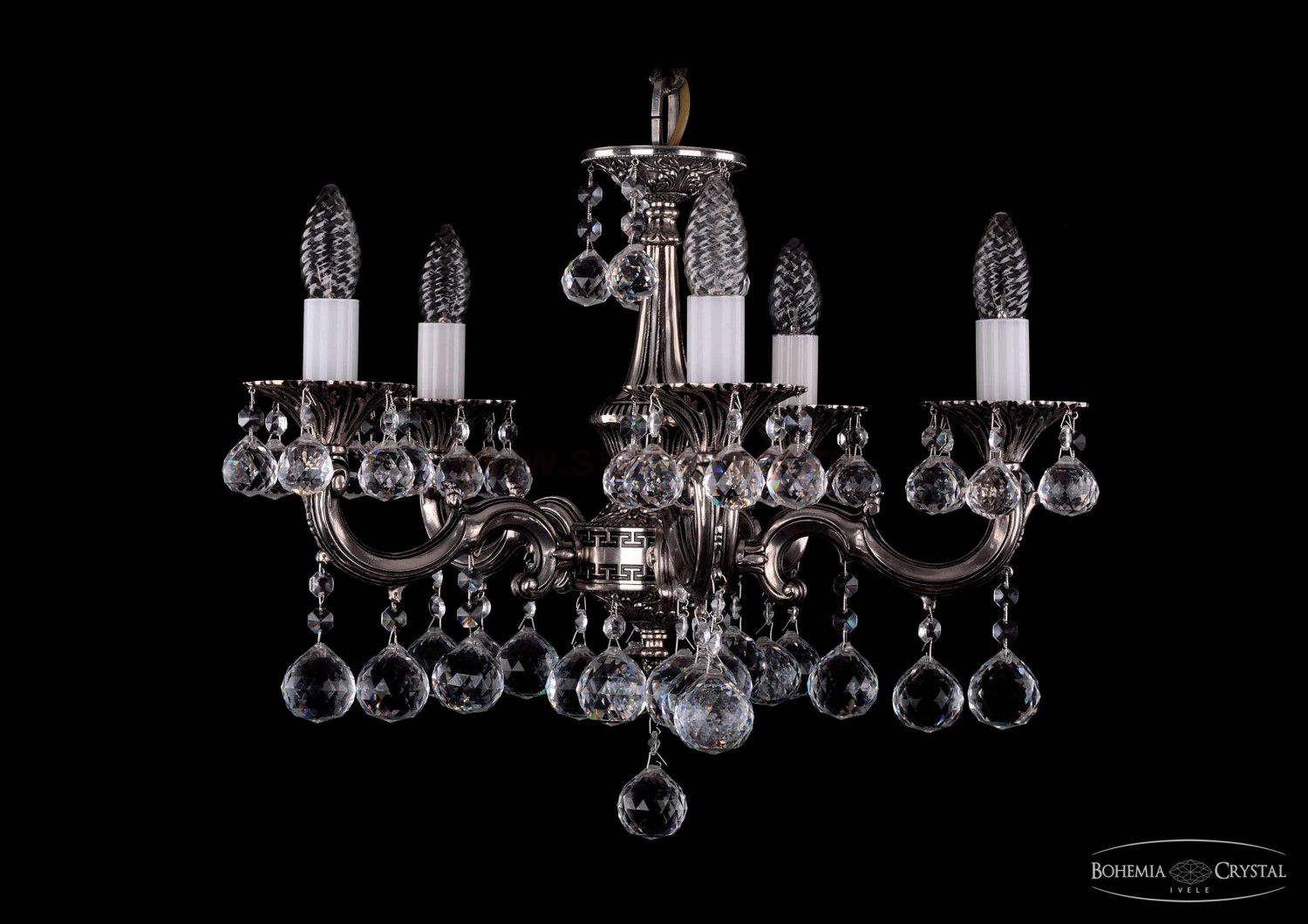 Люстра хрустальная Bohemia Ivele 1701/5/A/NB/Balls