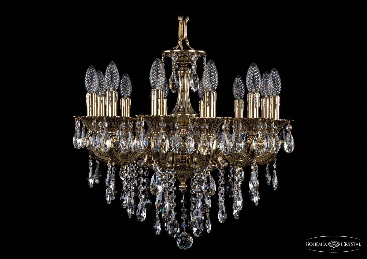Люстра хрустальная Bohemia Ivele 1702/12/CK175IV/B/GB