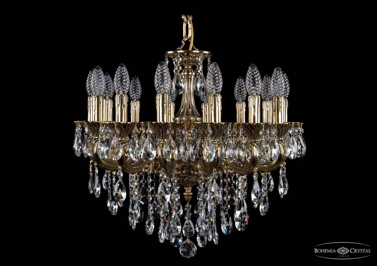 Люстра хрустальная Bohemia Ivele 1702/14/CK175IV/B/GB