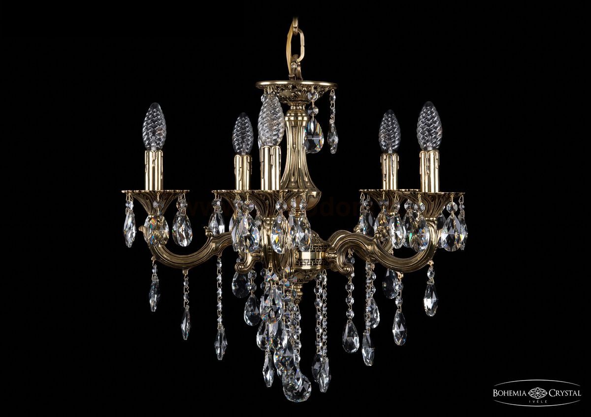Люстра хрустальная Bohemia Ivele 1702/5/CK175IV/B/GB
