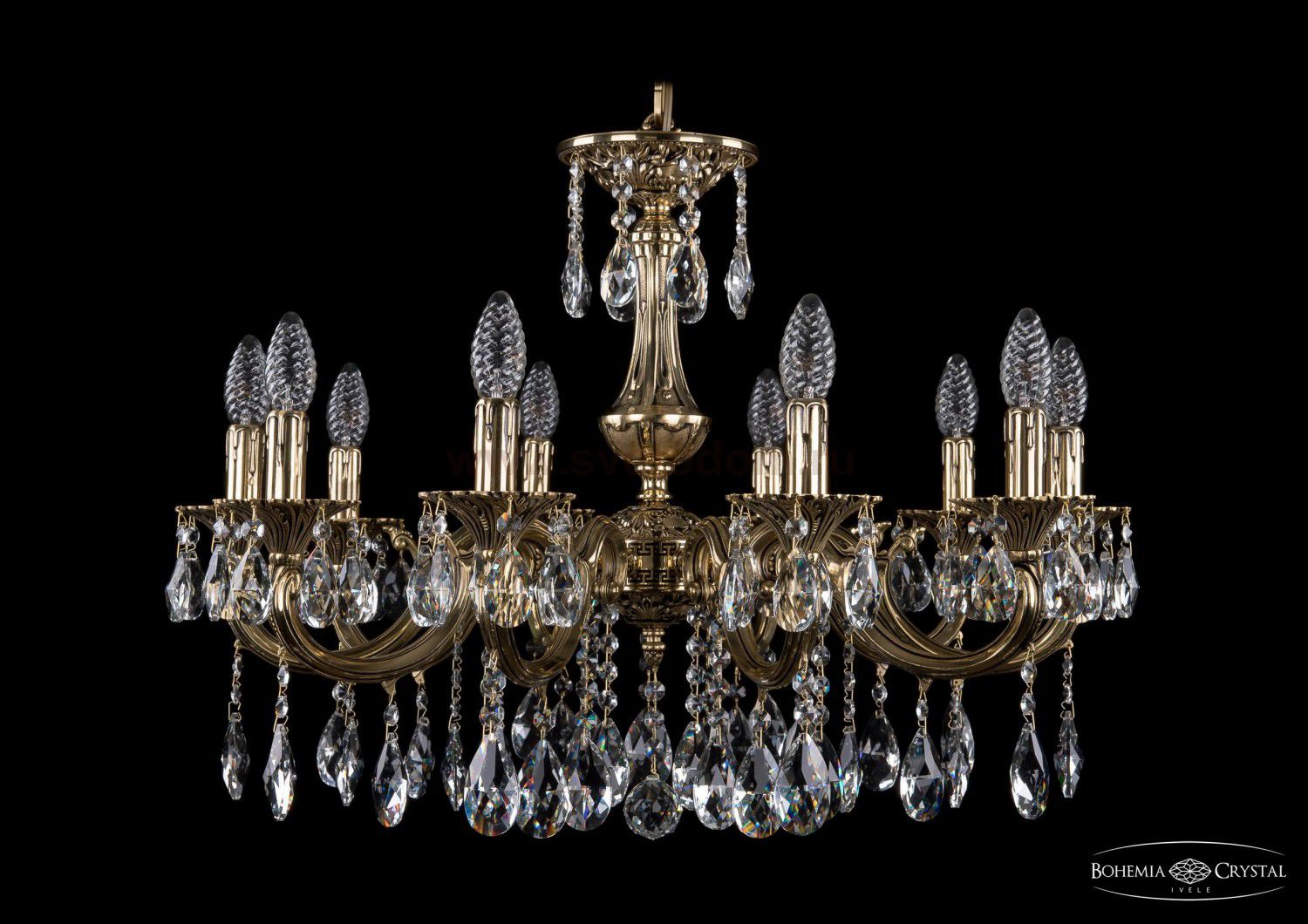 Люстра хрустальная Bohemia Ivele 1702/10/265/A/GB
