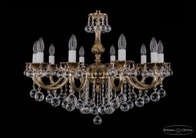 Люстра хрустальная Bohemia Ivele 1702/10/B/GB/Balls
