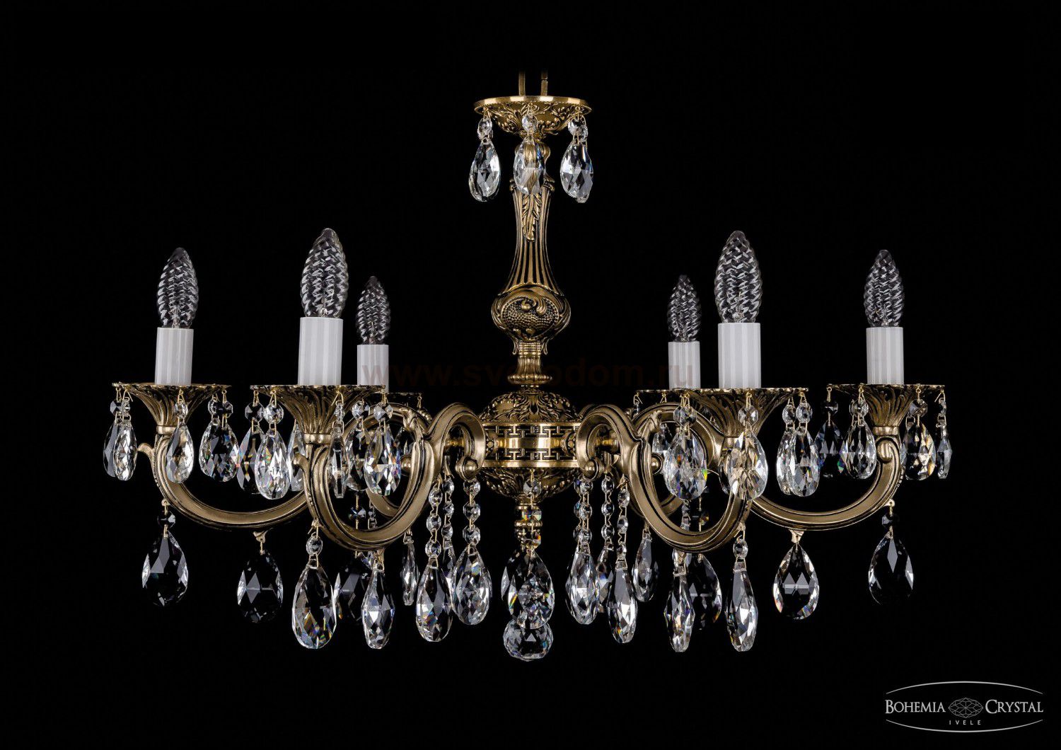 Люстра хрустальная Bohemia Ivele 1702/6/265/A/GB