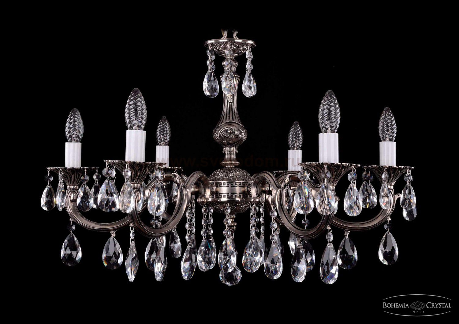 Люстра хрустальная Bohemia Ivele 1702/6/265/A/NB