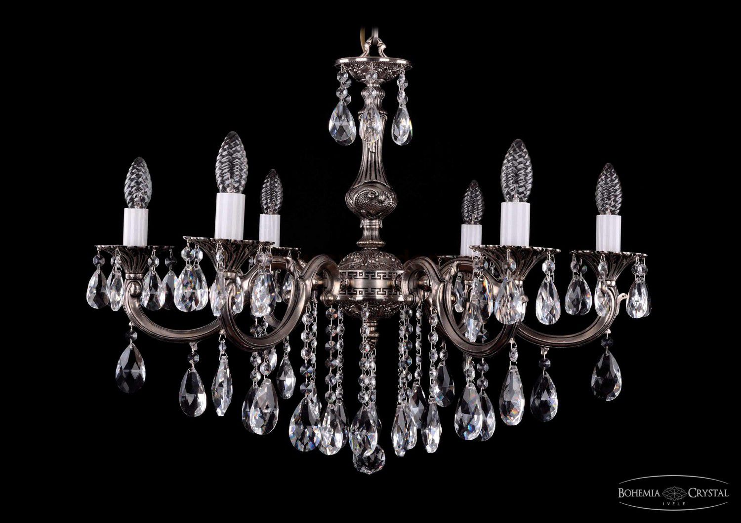 Люстра хрустальная Bohemia Ivele 1702/6/265/B/NB