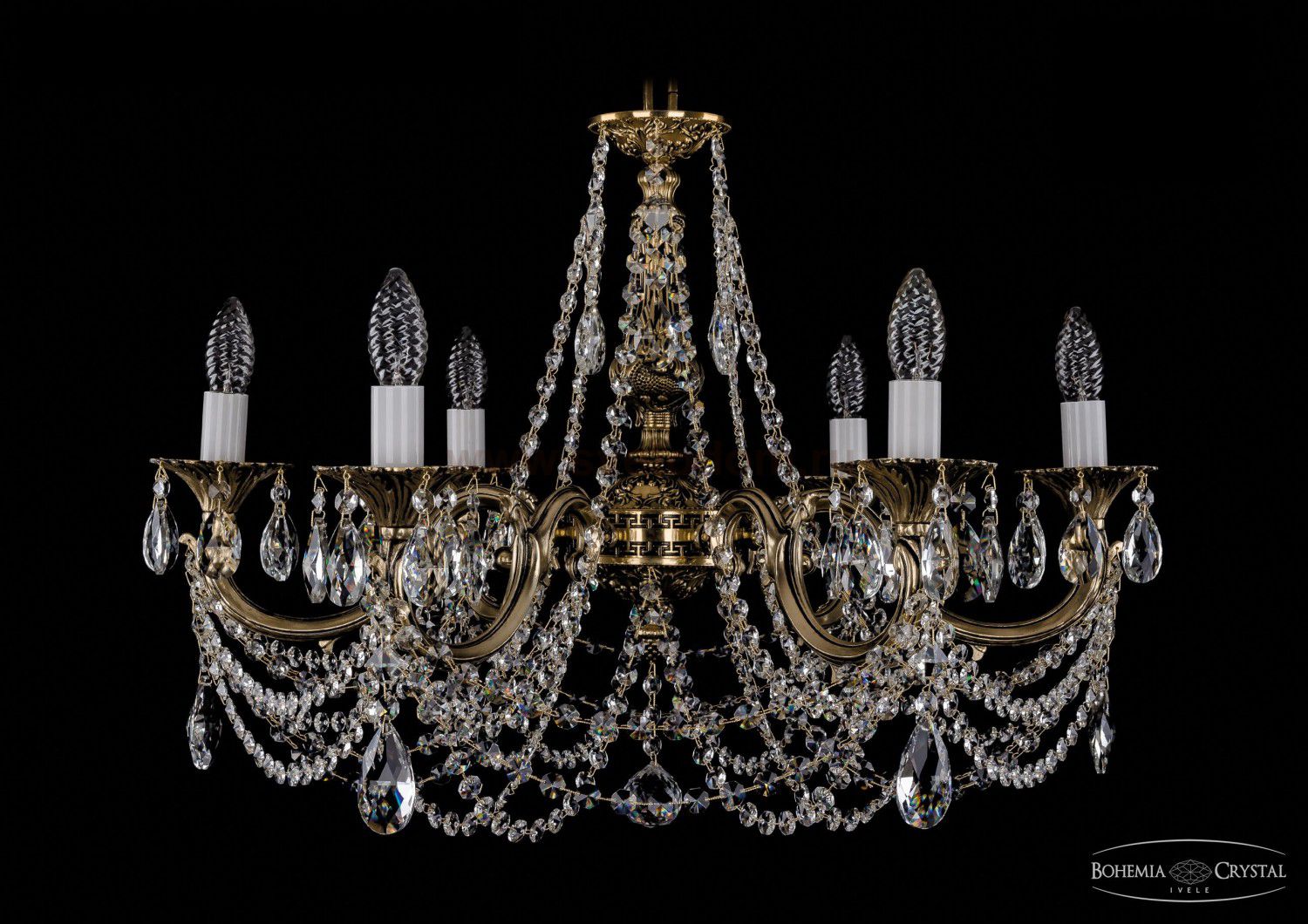 Люстра хрустальная Bohemia Ivele 1702/6/265/C/GB