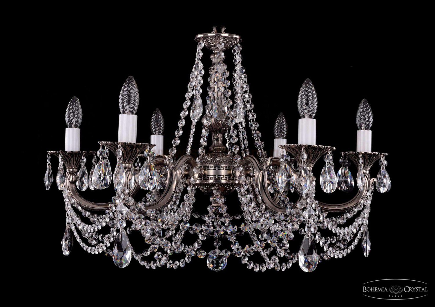 Люстра хрустальная Bohemia Ivele 1702/6/265/C/NB