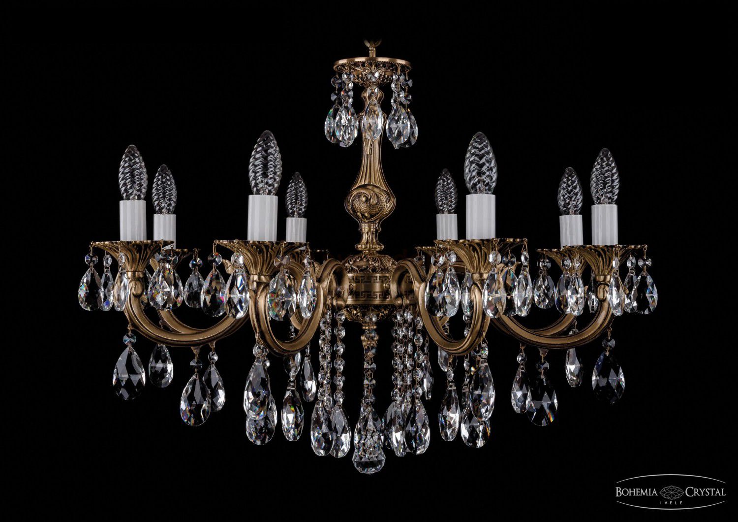 Люстра хрустальная Bohemia Ivele 1702/8/265/B/FP